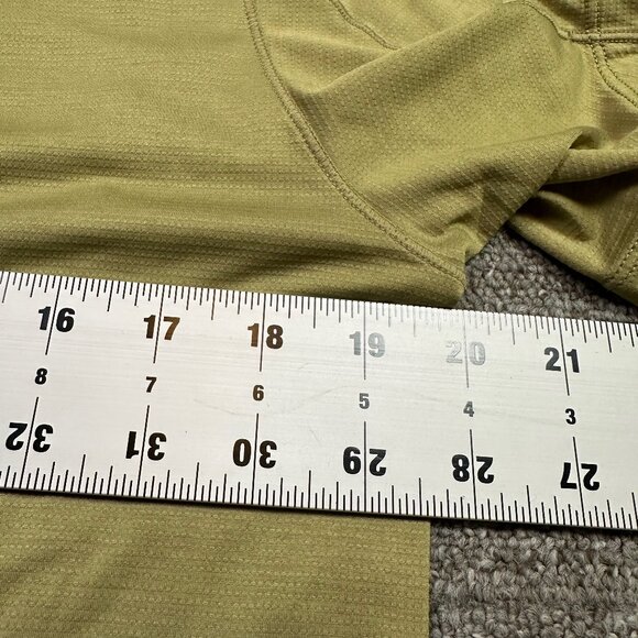 Janji Short Sleeve Workout Running Shirt Yellow Green Men's Size Medium - Picture 4 of 6